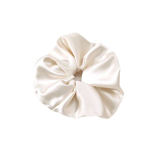 Extra Large Silky Scrunchie in Ivory