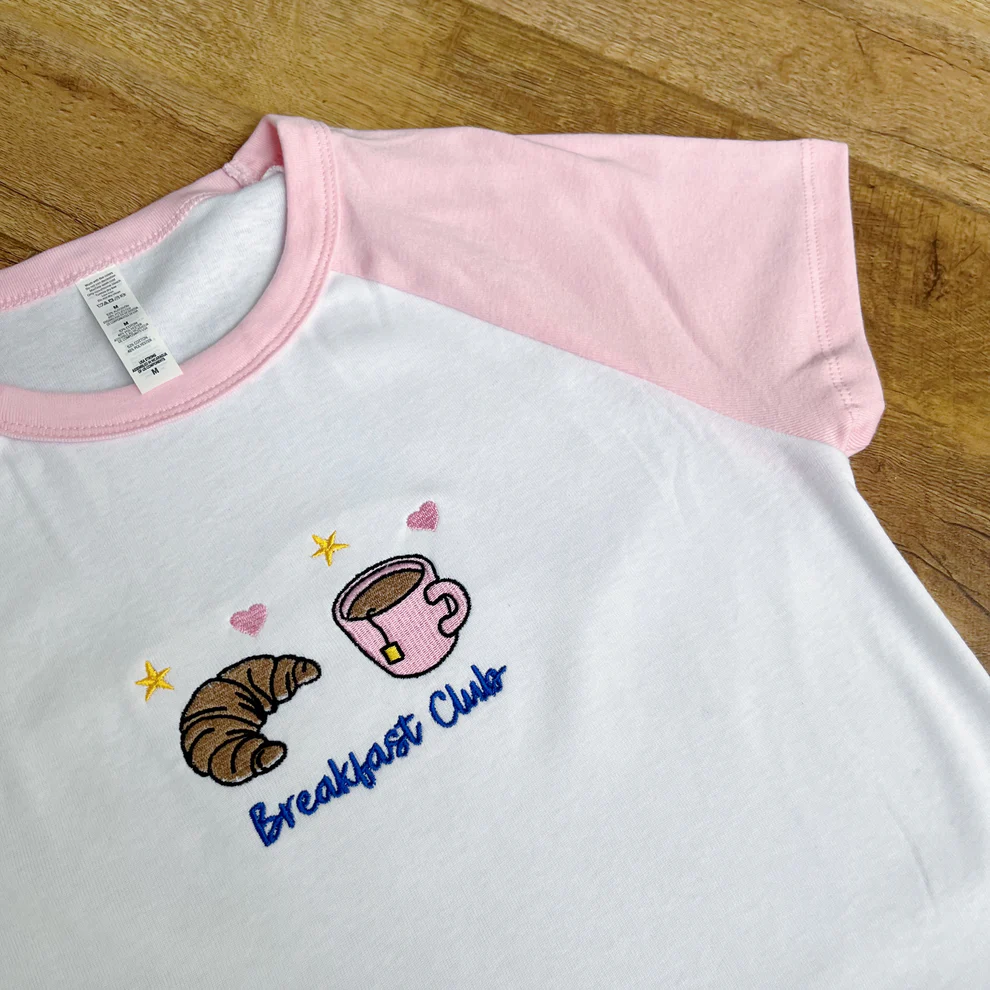 Retro Breakfast Club Crop Top
