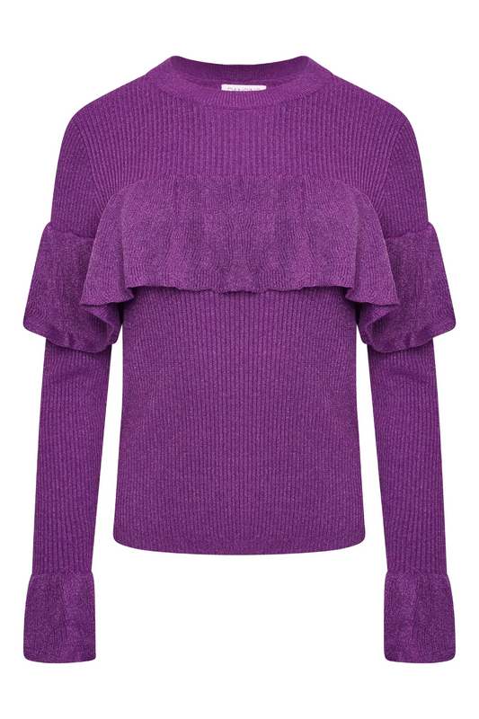 Purple Sparkle Jumper by Dancing Leopard