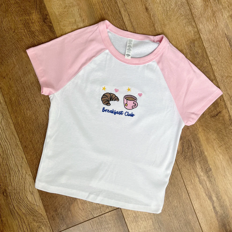 Retro Breakfast Club Crop Top
