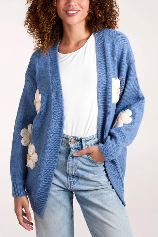 Daisy Flower Cardigan
