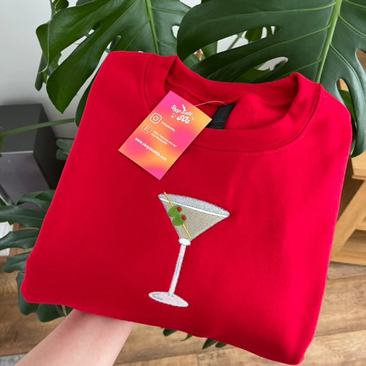 Red Dirty Martini Sweatshirt
