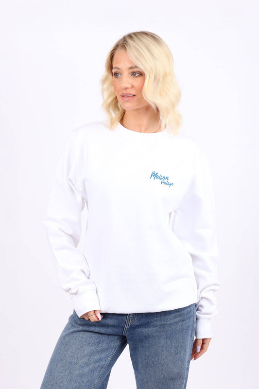 Maison Vintage Seafood Printed Sweatshirt